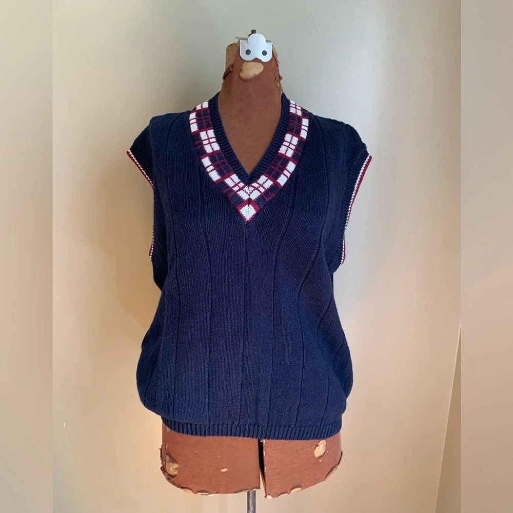 Huntington ridge sweater vest, vintage 90’s tennis sweater vest